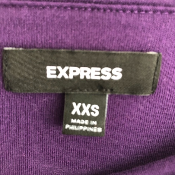 EXPRESS Purple Strapless Micro-Mini Dress - Picture 4 of 8